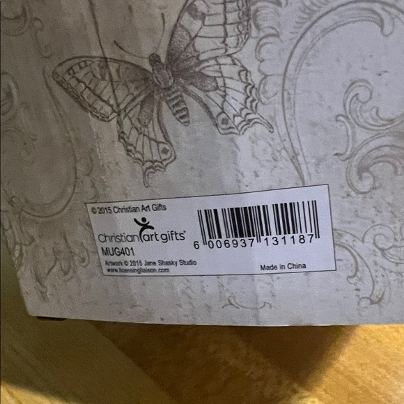 ( 0378) Inspirational Floral Mug with Gold Accents & WHT Horse Art - Picture 11 of 11